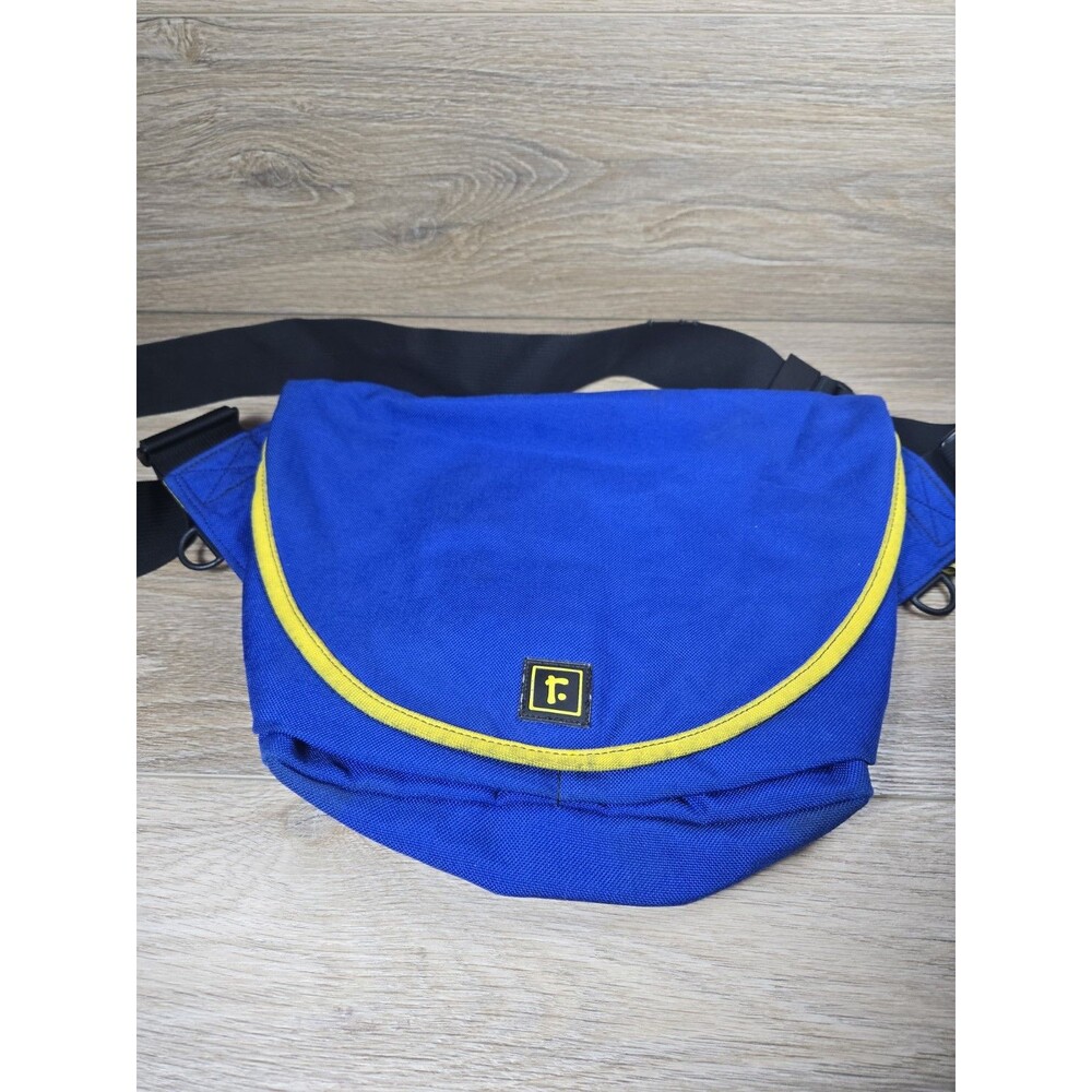 Rickshaw Bagworks Blue / Yellow Messenger Custom Fabrics. Usa Made.